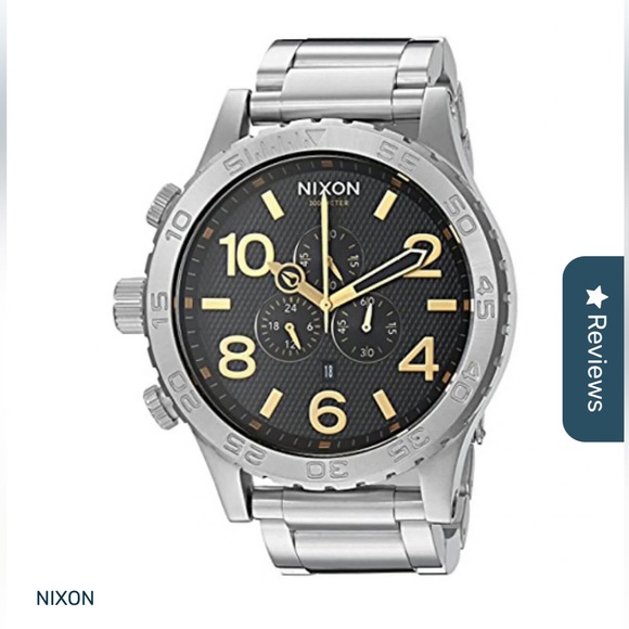 Nixon 51-30 Black and Silver Chronograph Watch - Picture 2 of 12